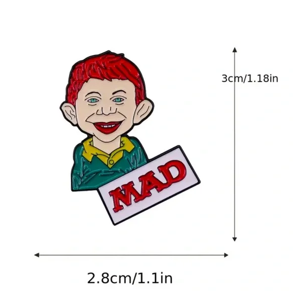 MAD Magazine Enamel Metal Pin - Picture 5 of 7